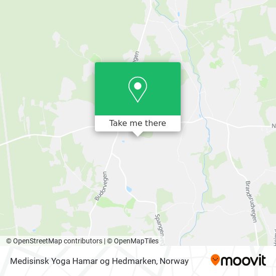 Medisinsk Yoga Hamar og Hedmarken map