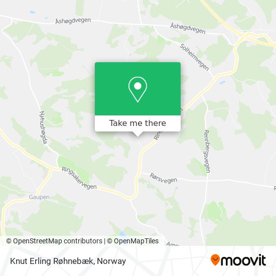 Knut Erling Røhnebæk map