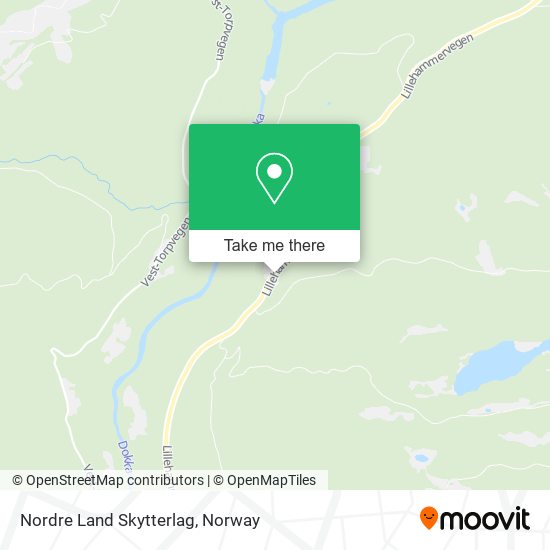 Nordre Land Skytterlag map