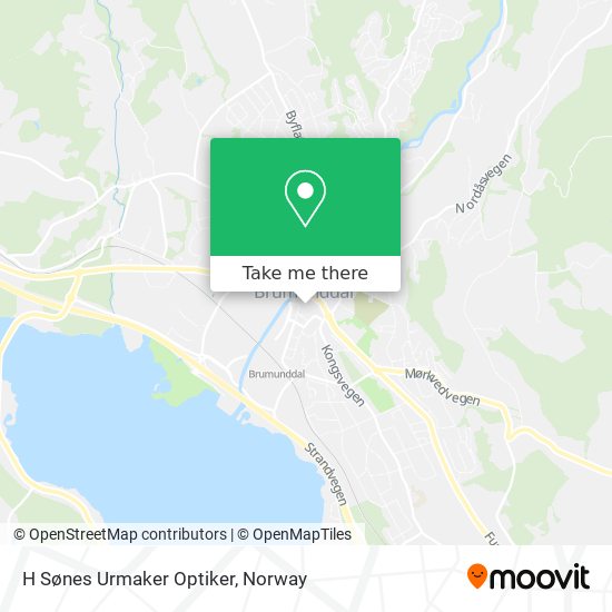 H Sønes Urmaker Optiker map