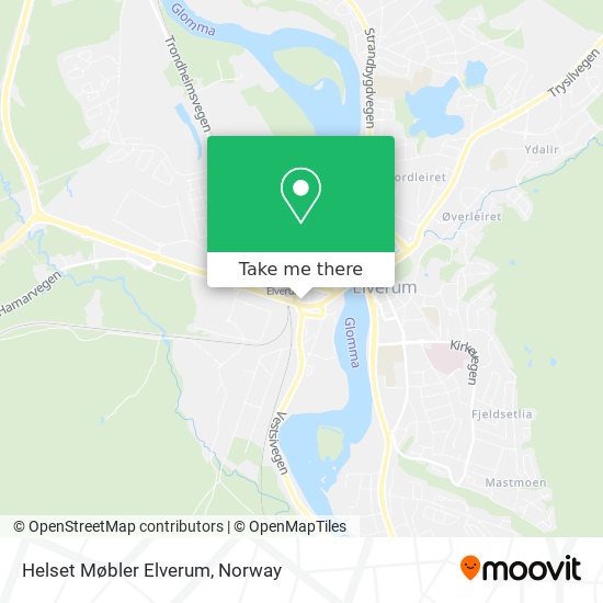 Helset Møbler Elverum map