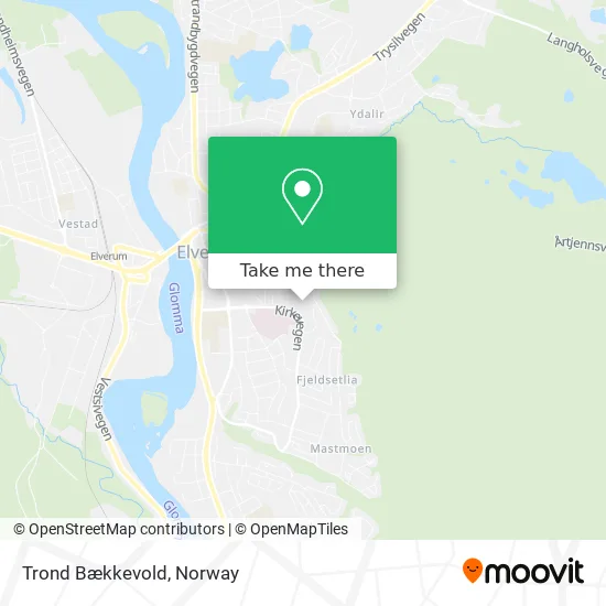 Trond Bækkevold map
