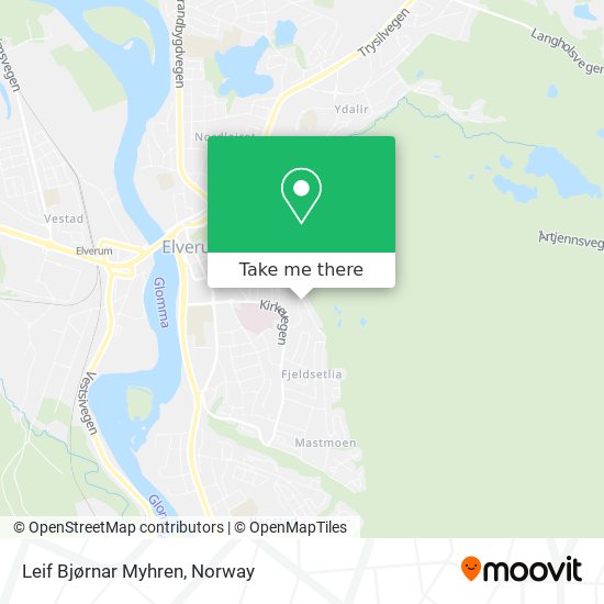 Leif Bjørnar Myhren map