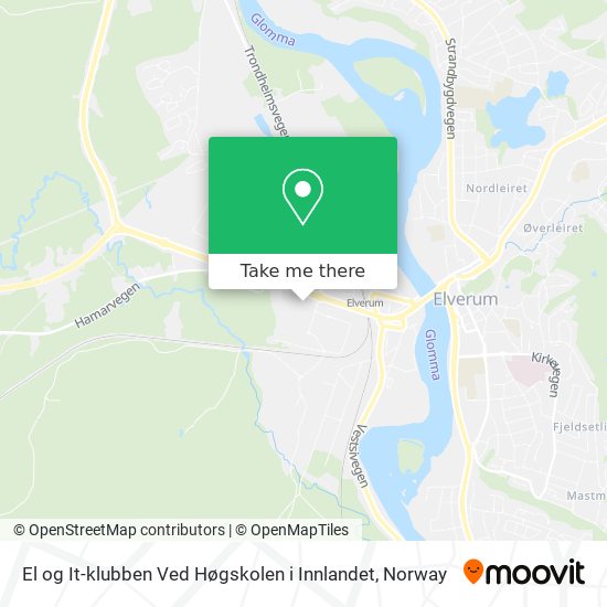 El og It-klubben Ved Høgskolen i Innlandet map