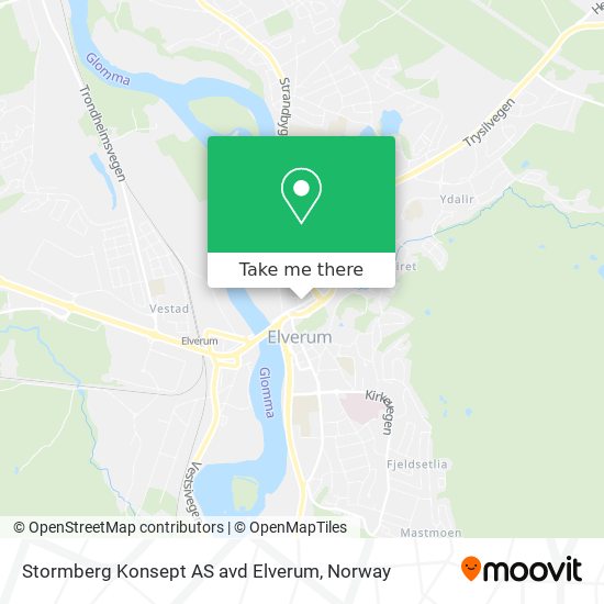 Stormberg Konsept AS avd Elverum map