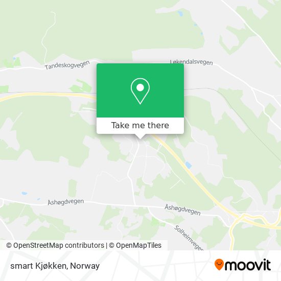 smart Kjøkken map