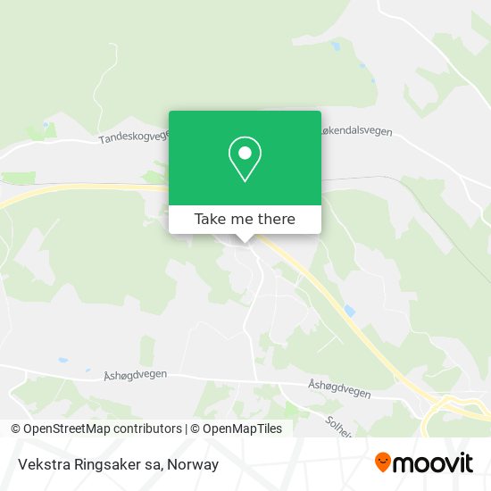 Vekstra Ringsaker sa map