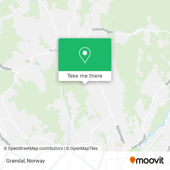 Grøndal map