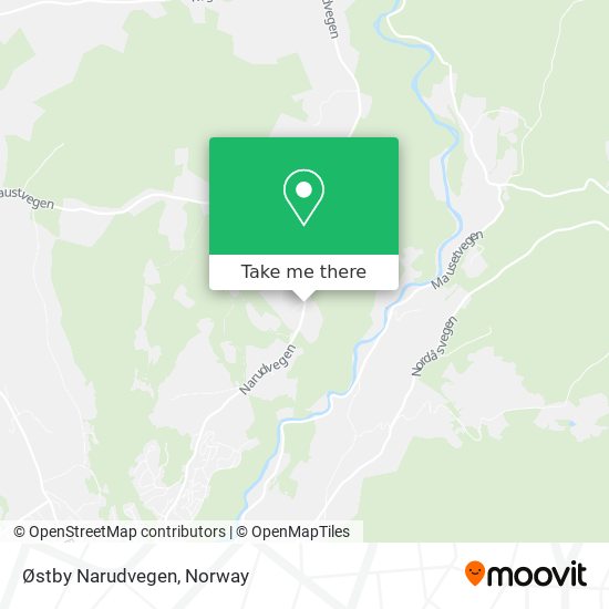 Østby Narudvegen map