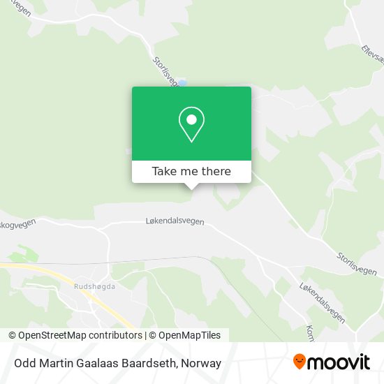 Odd Martin Gaalaas Baardseth map