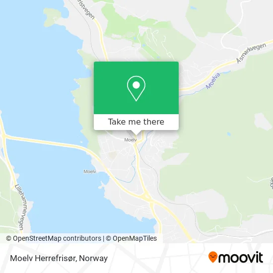 Moelv Herrefrisør map
