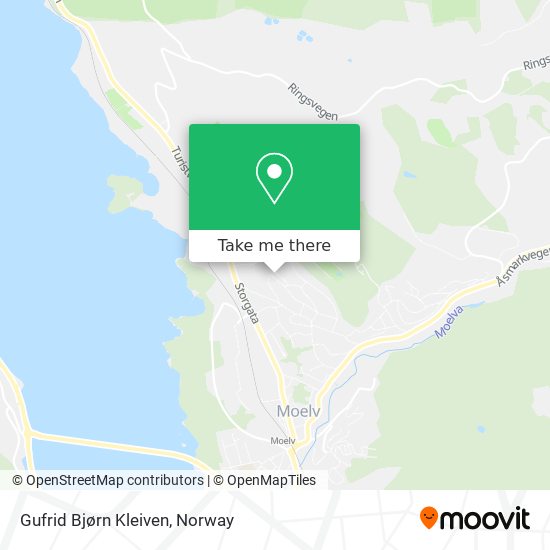 Gufrid Bjørn Kleiven map