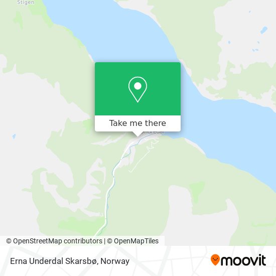 Erna Underdal Skarsbø map