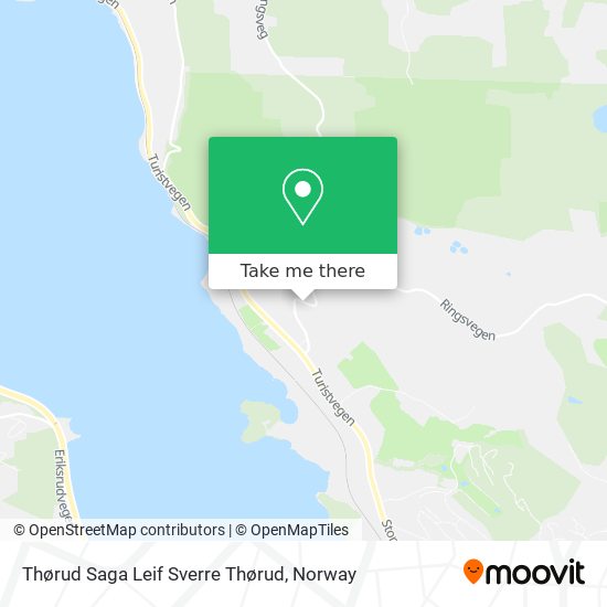 Thørud Saga Leif Sverre Thørud map