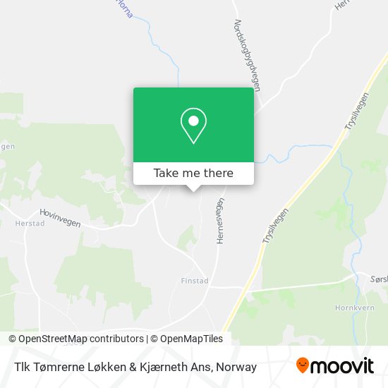 Tlk Tømrerne Løkken & Kjærneth Ans map