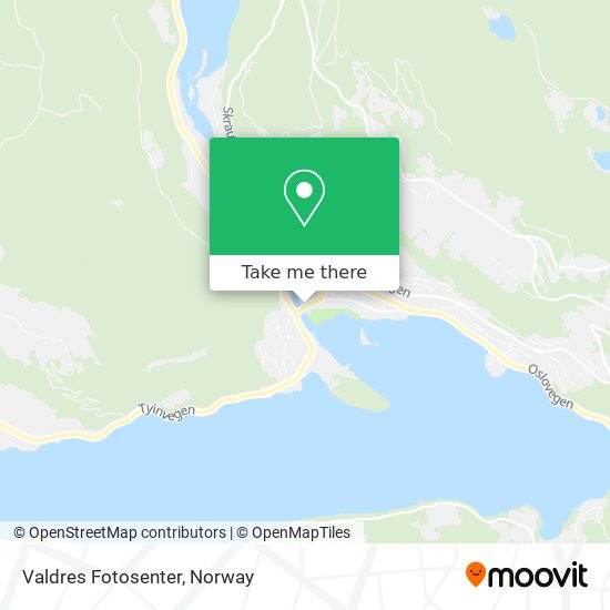 Valdres Fotosenter map