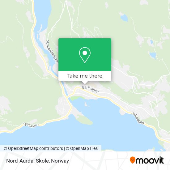 Nord-Aurdal Skole map