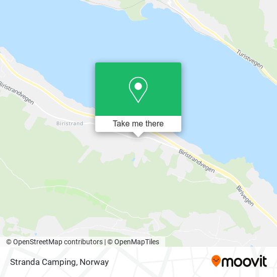 Stranda Camping map