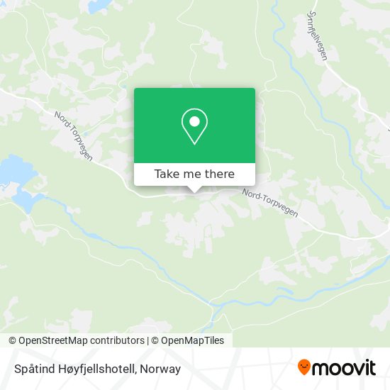 Spåtind Høyfjellshotell map