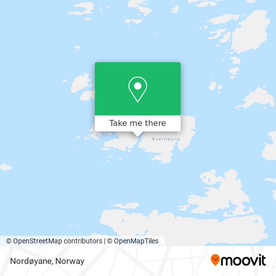 Nordøyane map