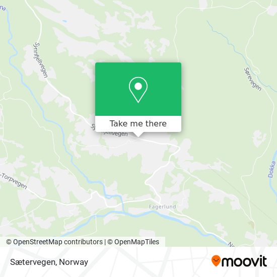 Sætervegen map