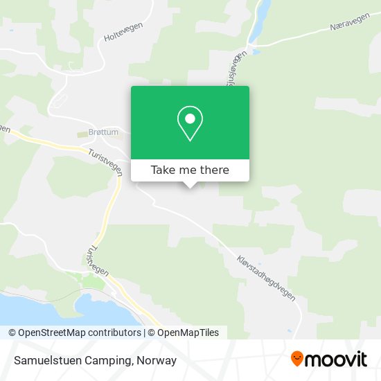 Samuelstuen Camping map