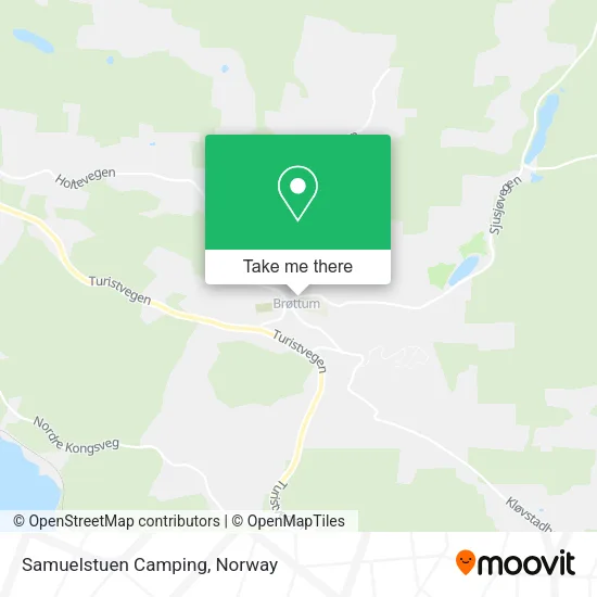 Samuelstuen Camping map