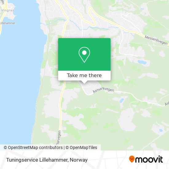 Tuningservice Lillehammer map