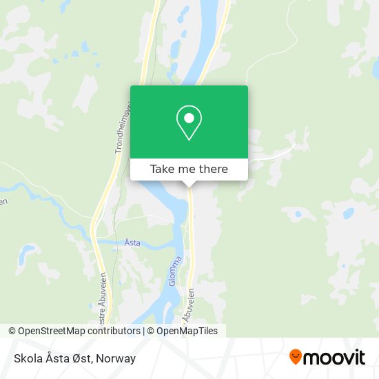 Skola Åsta Øst map