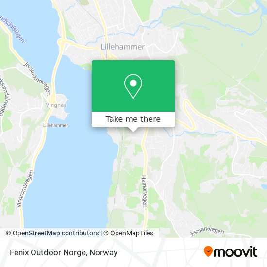 Fenix Outdoor Norge map