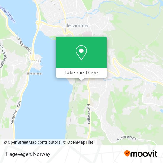 Hagevegen map