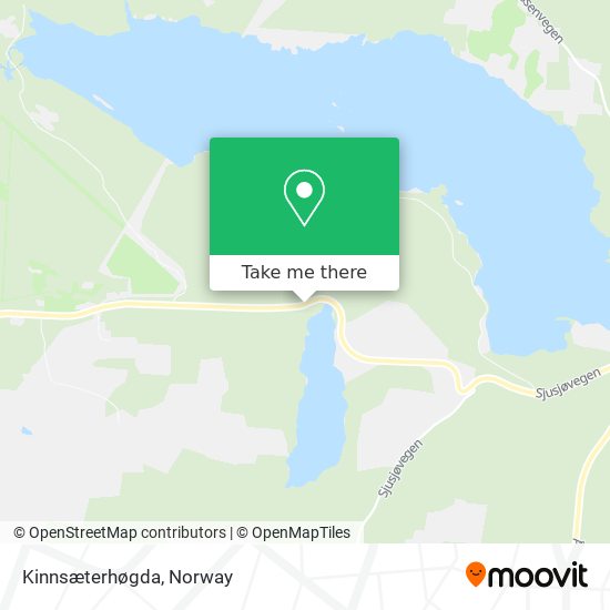 Kinnsæterhøgda map