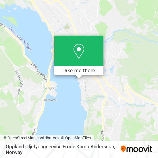 Oppland Oljefyringservice Frode Kamp Andersson map