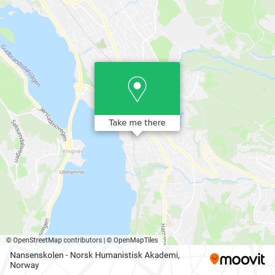 Nansenskolen - Norsk Humanistisk Akademi map