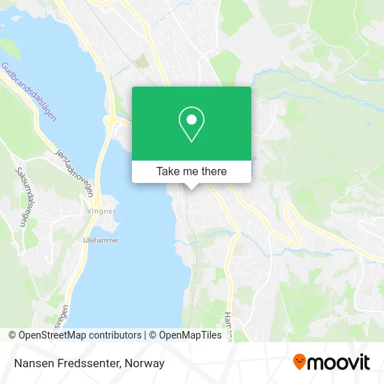 Nansen Fredssenter map