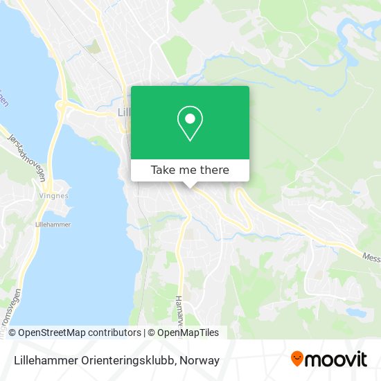 Lillehammer Orienteringsklubb map