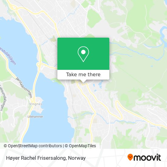 Høyer Rachel Frisersalong map