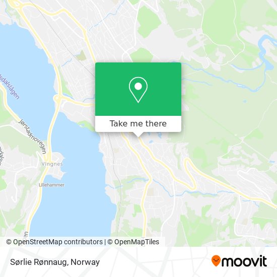 Sørlie Rønnaug map