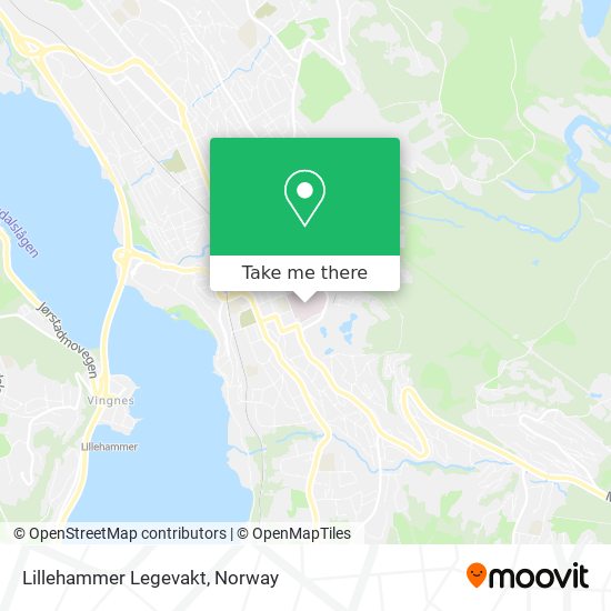 Lillehammer Legevakt map