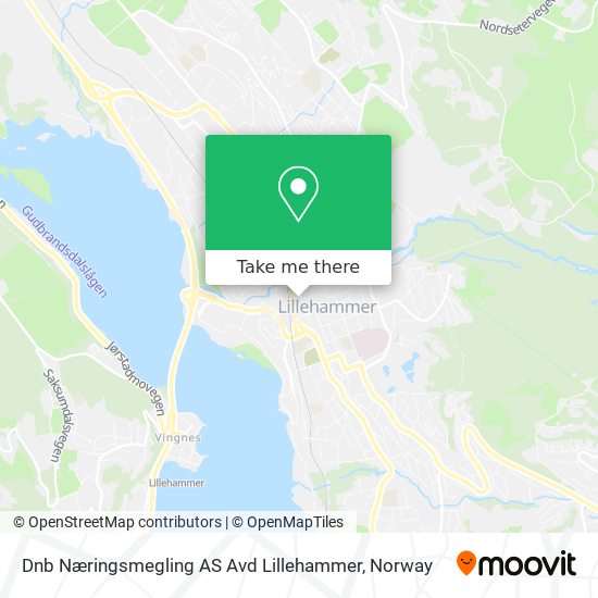 Dnb Næringsmegling AS Avd Lillehammer map