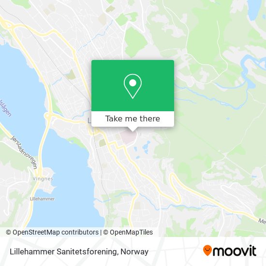 Lillehammer Sanitetsforening map