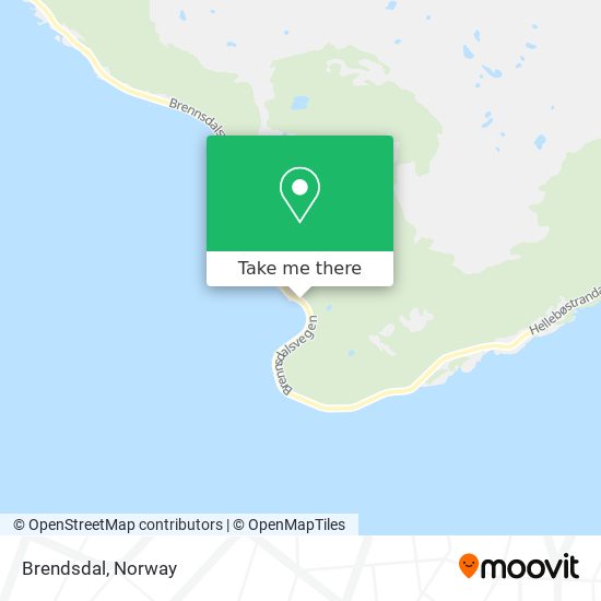 Brendsdal map