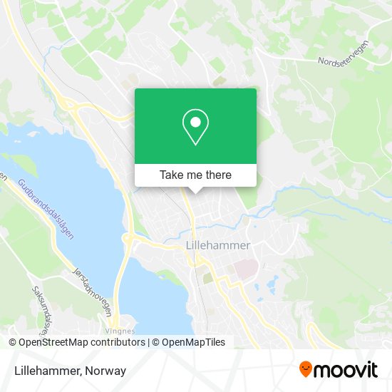 Lillehammer map