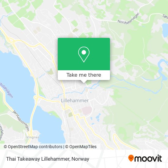 Thai Takeaway Lillehammer map