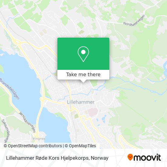 Lillehammer Røde Kors Hjelpekorps map