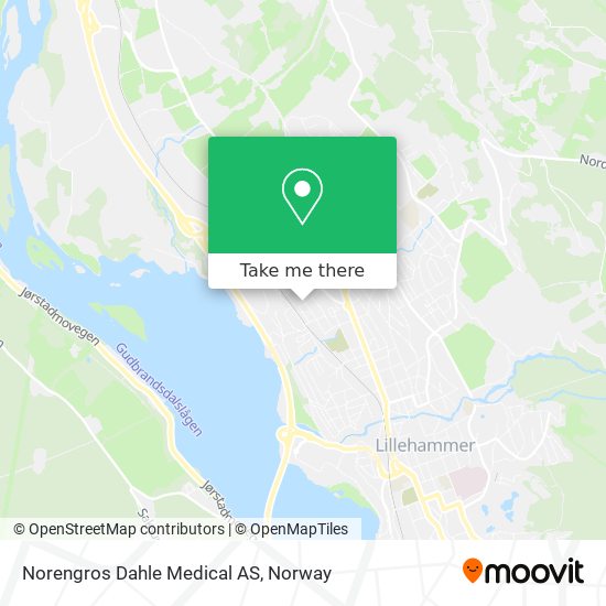 Norengros Dahle Medical AS map