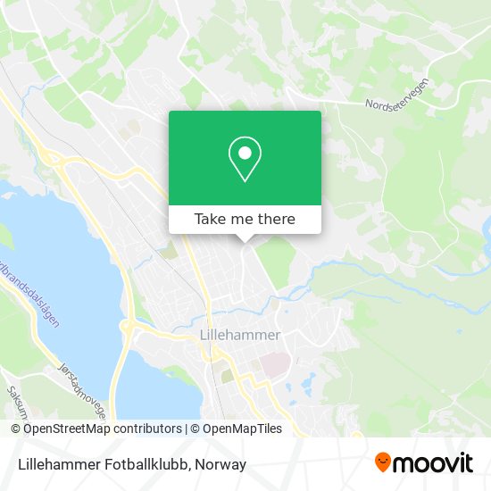 Lillehammer Fotballklubb map