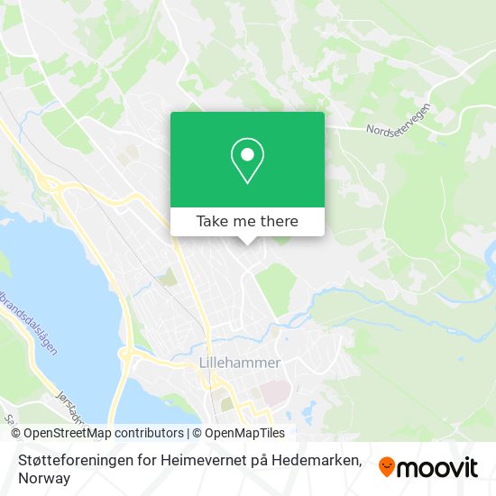 Støtteforeningen for Heimevernet på Hedemarken map