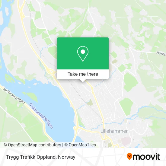 Trygg Trafikk Oppland map