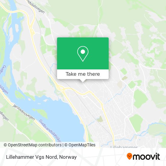 Lillehammer Vgs Nord map